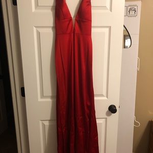 Sherri Hill red dress size 4 - fits like a 2